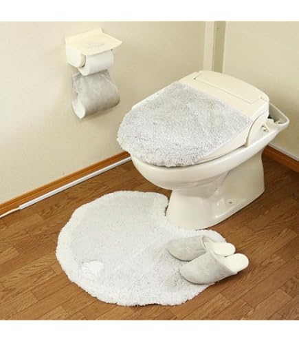 Amazon｜普通サイズ トイレマット 4点 セット ピンク オカ マトカ 北欧